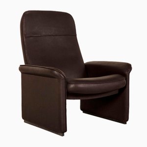 Brown Leather DS 50 Armchair With Relaxation Function from De Sede