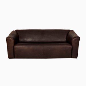 Brown Leather DS 47 Two-Seater Sofa from De Sede