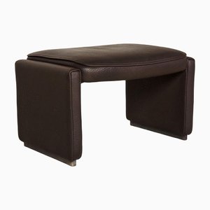 Brown Leather DS 50 Stool from De Sede