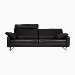 Black Conseta Two-Seater Sofa from Cor