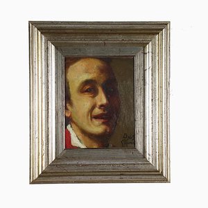 Giovan Francesco Gonzaga, Painting, Oil on Cardboard, Framed