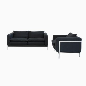 RH 302 Seating Group by Robert Haussmann for Hans Kaufeld, Set of 2