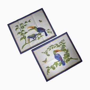 Toucan Tischsets von Hermès, 2er Set