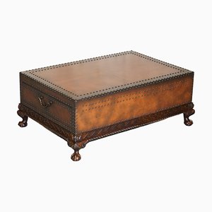 Large Coffee Table With Twin Drawers & Carved Claw Feet from Ralph Lauren