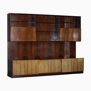 Modernes dänisches Mid-Century Bücherregal oder Sideboard aus Hartholz, 1960er