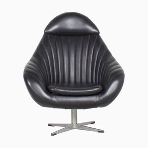 Black Egg Chair from Rohe Noordwolde, 1960s