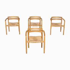 Model 375 Dining Chairs by CM Haarby for CM Madsens Fabrikker, 1980s, Set of 4