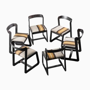 Holzstühle von Mario Sabot, 1970er, 6er Set