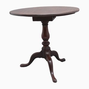 Table Tripode en Acajou, 18ème Siècle