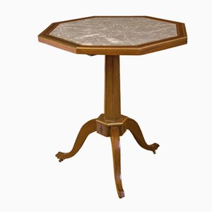 Mesa Directoire octogonal de caoba, década de 1800