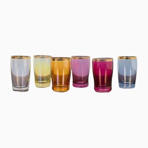 Colorful Glasses, Set of 6