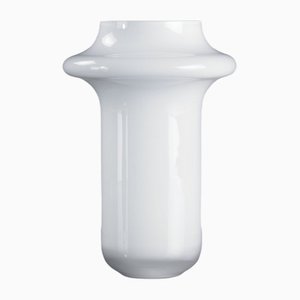 Weiße Vasto Vase aus Glas von VGnewtrend