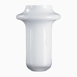 White Glass Vasto Vase from VGnewtrend