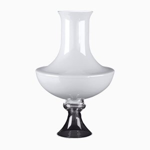 Atene White Glass Vase from VGnewtrend