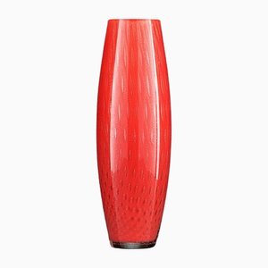 Petit Grand Vase Mocenigo en Verre de Murano Rouge et Doré par Marco Segantin pour VGnewtrend, Italie