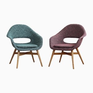 Set of Lounge Chairs by Miroslav Navrátil, Czech Republic, 1950s