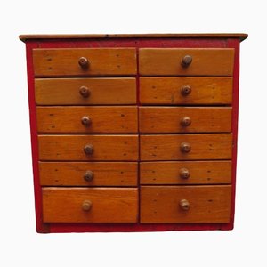 Miniature Chest of Drawers Made from Jamaican Cigar Boxes