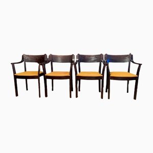 Chaises de Gemla Möbler AB, Suède, 1981, Set de 4