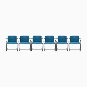 Brno Chairs by Mies van der Rohe for Knoll, 1970s, Set of 6