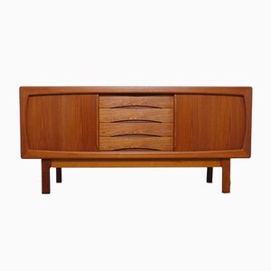 Danish Teak Sideboard with Sliding Doors and Drawers from Dyrlund, 1960s