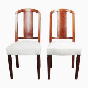 Art Deco Stühle, 2er Set