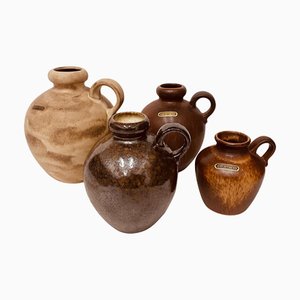 German Jugs in Ceramic by Ceramano, 1970s, Set of 4