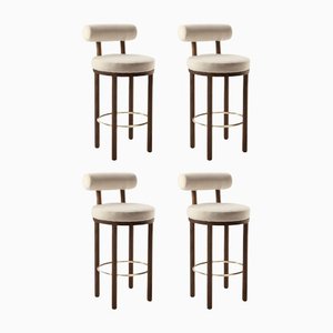 Moca Bar Chair by Studio Rig for Collector, Set of 4