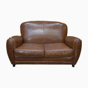 Leather 2-Seater Sofa