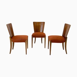 Art Deco H-214 Dining Chairs by Jindrich Halabala for UP Závody, Set of 3