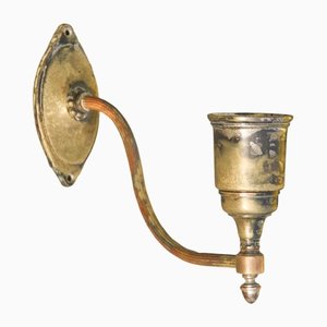 Antike Wandlampe aus Messing, Deutschland