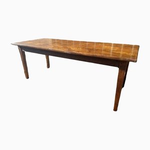 French Refectory Dining Table in Elm, 1790