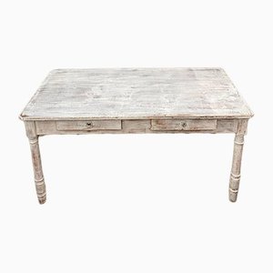 Antique White Wood Table