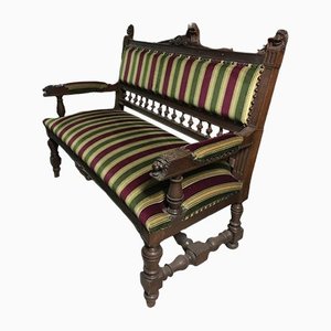 Antique Wood Sofa