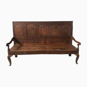 Antique Wood Sofa