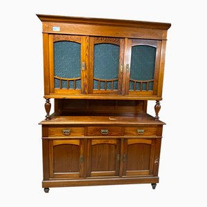 Antique Cabinet in Wood and Glass