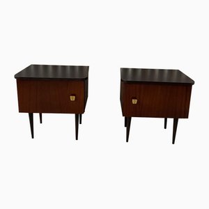 Cupboards in Wood and Iron, Set of 2