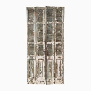 Antique Shutters in Wood, Set of 2