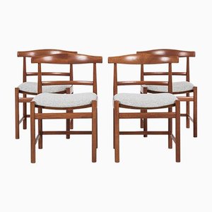 Mid-Century Danish Dining Chairs in Teak from Søborg Møbler, 1960s, Set of 4