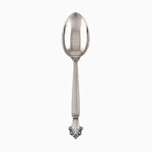 Cuchara de postre Acanthus de plata esterlina de Georg Jensen