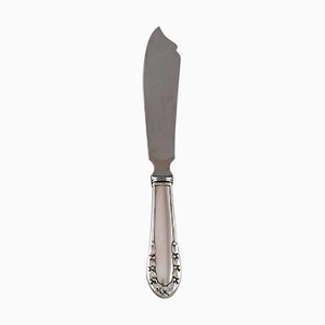 Lily of the Valley Cake Knife in Sterling Silver and Stainless Steel from Georg Jensen