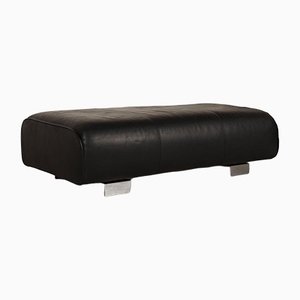 Black Leather 6300 Stool by Rolf Benz