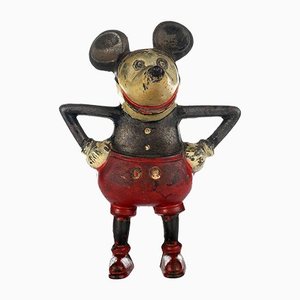 Hucha Mickey de hierro fundido, años 30