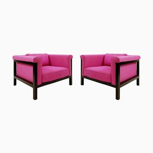 Livourne Serie 800 Luxe Armchairs by Jules Wabbes, Set of 2