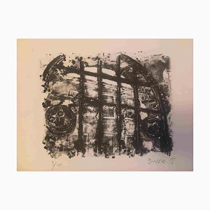 Jacques Busse, The Window, Original Lithograph, Mid 20th-Century