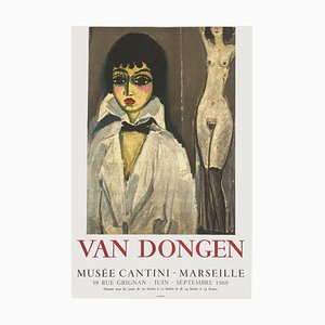 Kees Van Dongen, Expo 69 - Musée Cantini, 1969, Affiche Originale sur Papier Matt