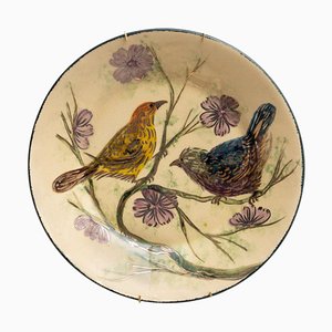 Traditional Hand Painted Plate in Ceramic by Diaz Costa, 1960
