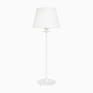Small White Uno Table Lamp from Konsthantverk