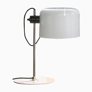 White Coupé Table Lamp by Joe Colombo for Oluce