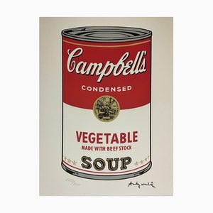 After Andy Warhol, Légume de Soupe de Campbell, Lithographie