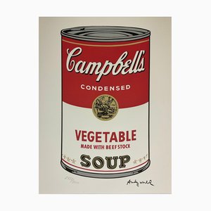 Nach Andy Warhol, Campbell Soup Vegetable, Lithographie
